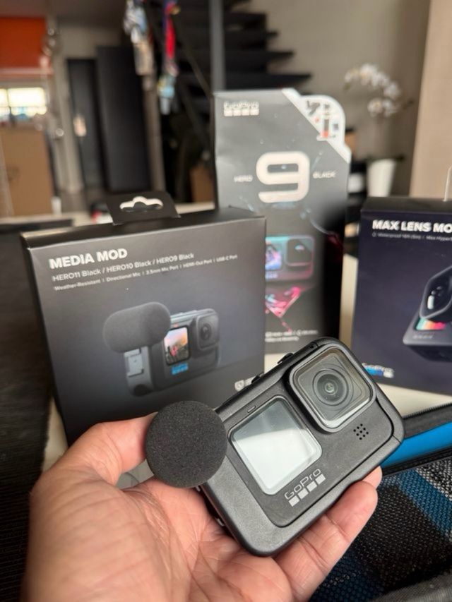 Gopro + Media Mod + MaxLens Mod