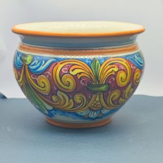 Cachepot Vaso piante in ceramica di Caltagirone