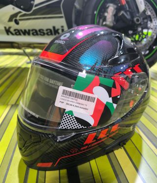 CASCO INTEGRAL MOTO CARBONO 100% SHIRO KATANA CARB