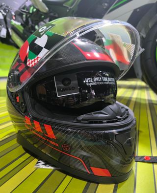 CASCO INTEGRAL MOTO CARBONO 100% SHIRO KATANA CARB