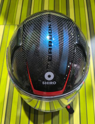 CASCO INTEGRAL MOTO CARBONO 100% SHIRO KATANA CARB