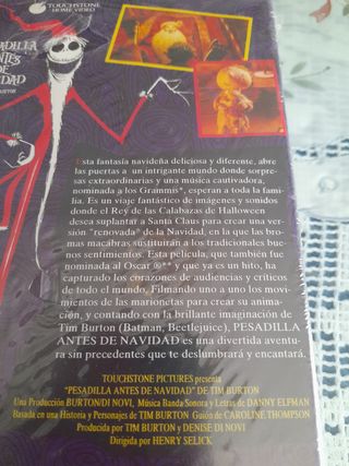 PELÍCULA " PESADILLA ANTES DE NAVIDAD "