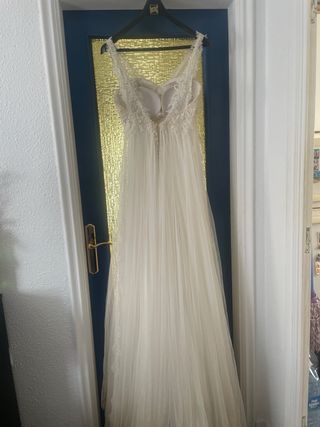 Vestido novia boho Valerio Luna