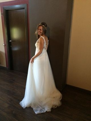 Vestido novia boho Valerio Luna