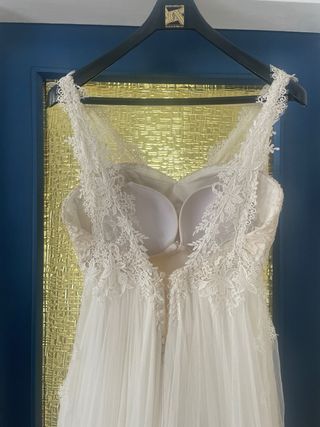 Vestido novia boho Valerio Luna