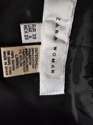 Completo donna giacca e pantalone. Zara. S