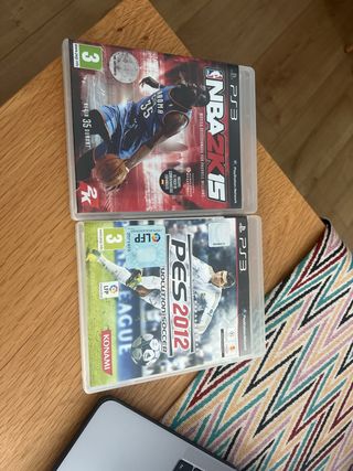 Lote ps3 fifa12 y nba2k15