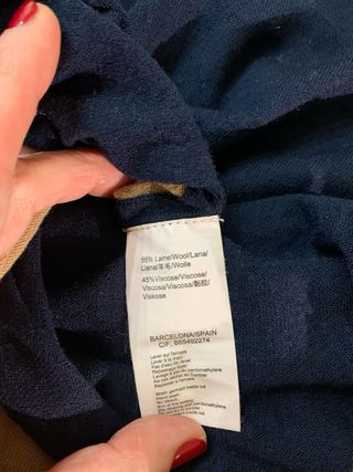 Vestido/ Jersey bicolor Armand Basi