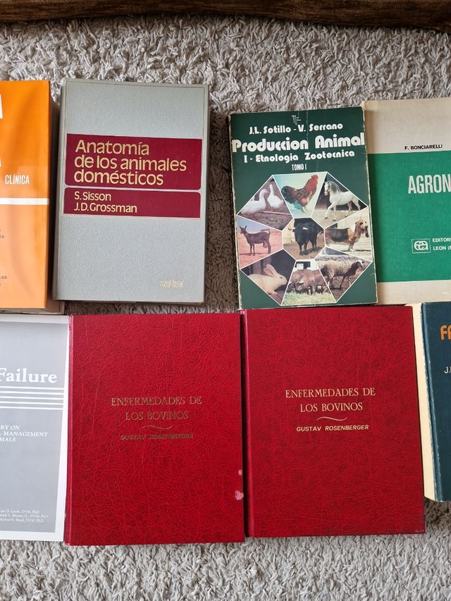 Libros varios VETERINARIA y MEDICINA
