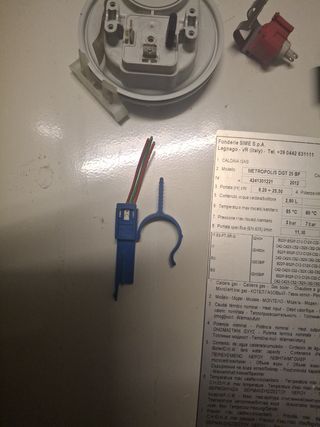 Sondas y presostato caldera SIME