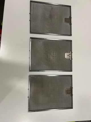 Pando campana filtro acero inoxidable 3 unidades