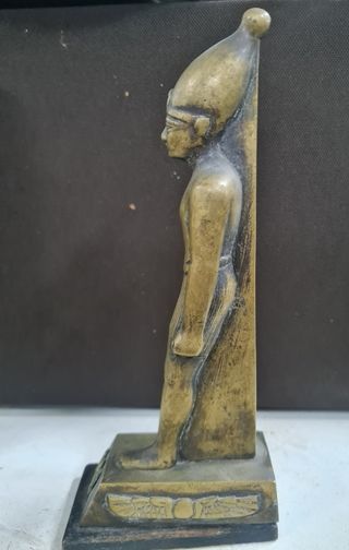 Statua faraonica in bronzo 