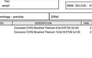 LLANTAS CONCAVER BMW M3/M4