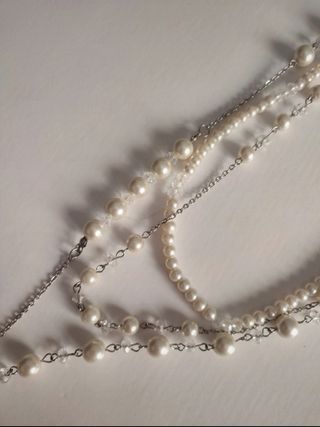 Collar largo de perlas