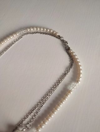 Collar largo de perlas