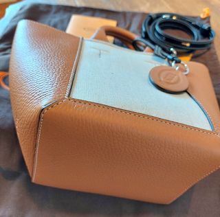 Borsa Shopping Tod's Double Up in Pelle e Tela Mini