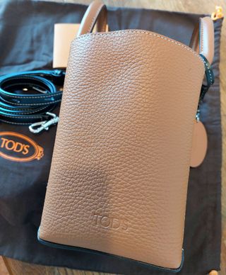 Borsa Shopping Tod's Double Up in Pelle e Tela Mini