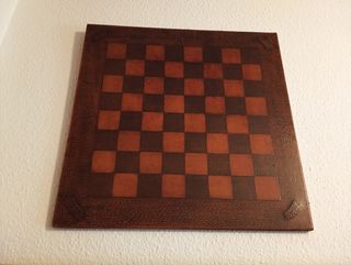 TABLERO AJEDREZ PIEL JEYPE