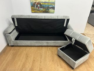 Maravilloso sofá cama + puff