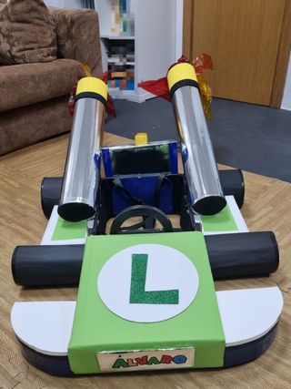 Coche Car Luigi Bros Disfraz