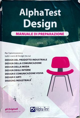 2 Libri Alpha Test Design Accesso università