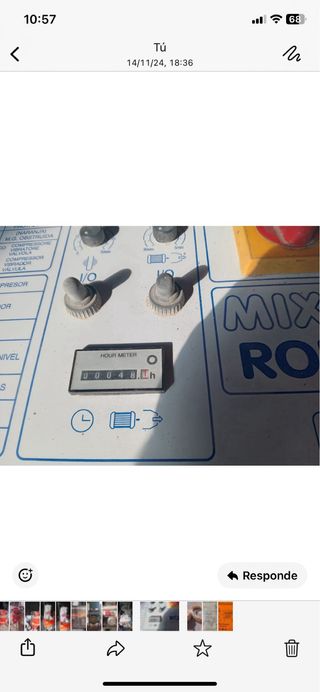 Grupo neumatico de trasportador de material