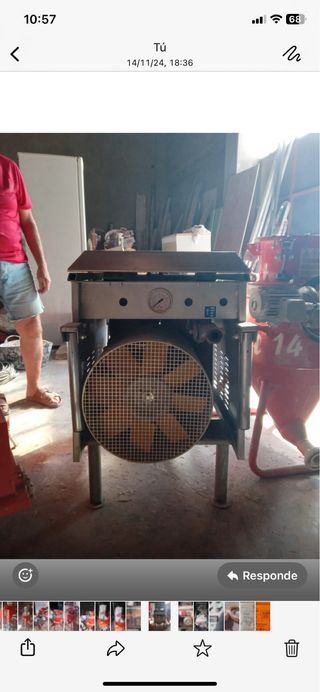 Grupo neumatico de trasportador de material