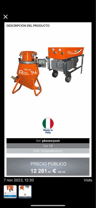 Grupo neumatico de trasportador de material