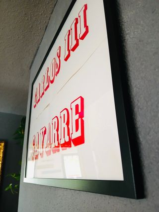 LETRERO ANTIGUO DE CINES SAIDE PAMPLONA