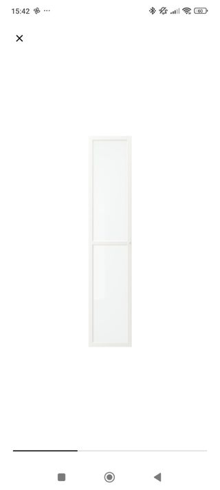 Puerta cristal oxberg Ikea