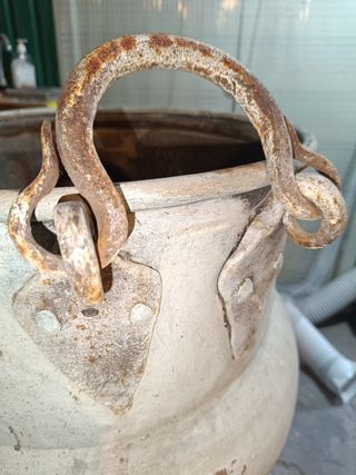 Antico e raro grande paiolo in rame