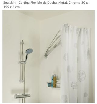 Cortina flexible de ducha