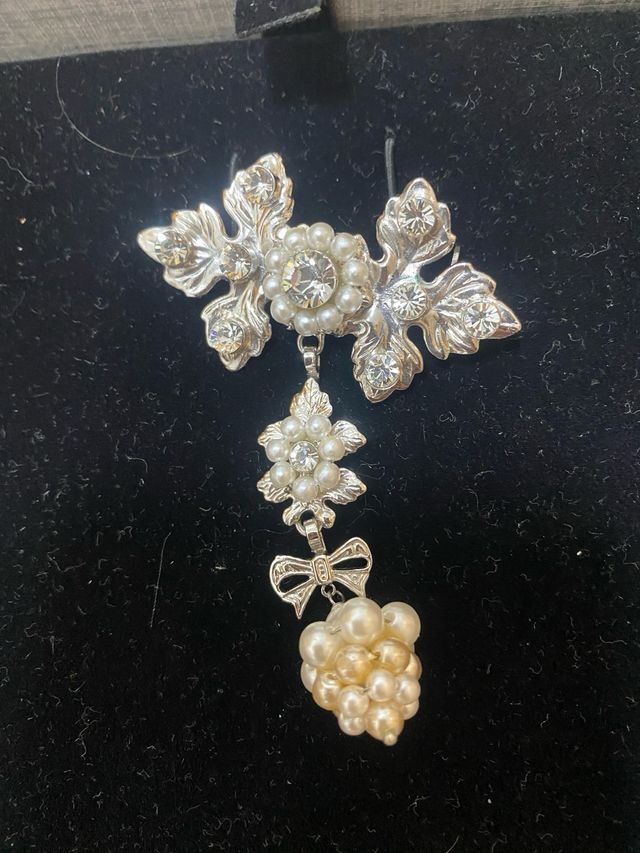 Aderezo fallera plata infantil