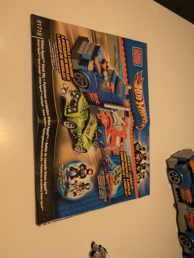Mega blocks Hot Wheels camion lanzadera, coche