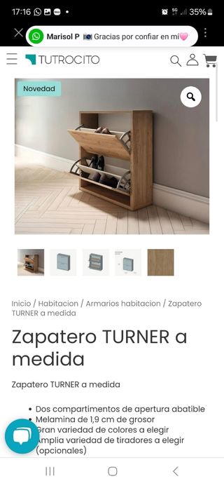 Mueble zapatero Leer Medidas