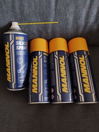 3 BOTES SPRAY DE SILICONA 450ml