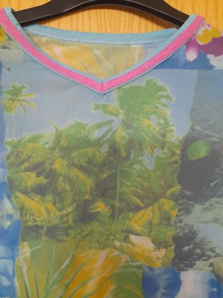 Camiseta transparente
