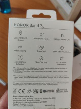 Reloj inteligente honor band 7