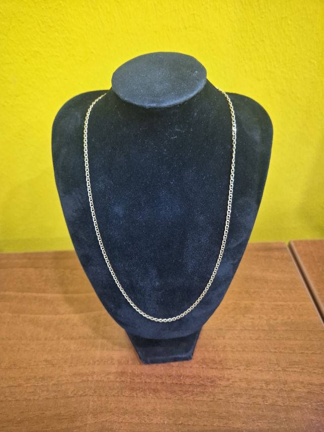 Cadena cortita oro 18k eslabón doble