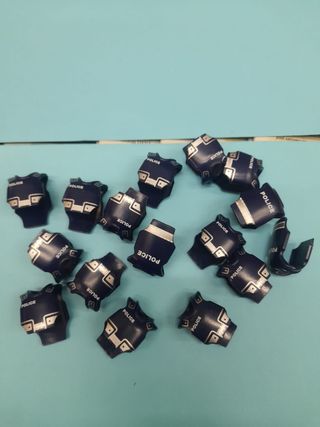 Playmobil-lote de 10 chalecos 'police'