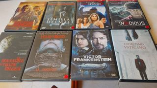 Lote 4 DVD Terror Videoclub 8 películas