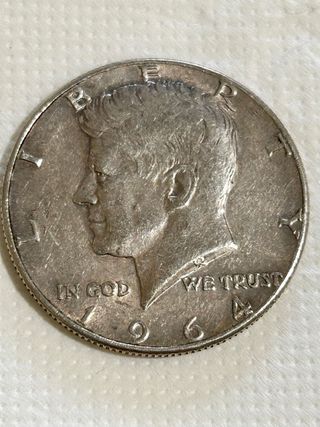 Moneda kededy original 1964