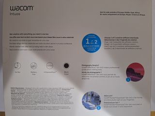 Tableta Wacom Intuos para dibujo sin estrenar.