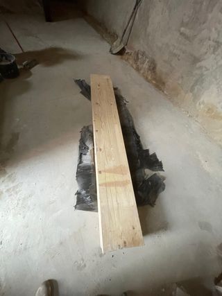 Jácena de madera de pino laminado