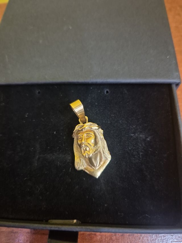Colgante Oro 18k rostro cristo