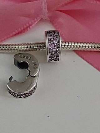 Charms clips en plata S 925.