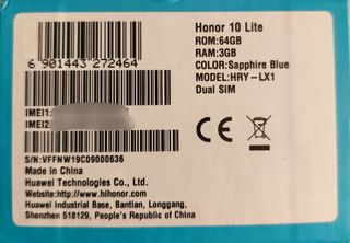 Honor 10 lite NUEVO A ESTRENAR