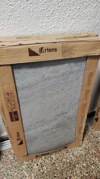 Urge!! Azulejo pared y suelo piedra gris