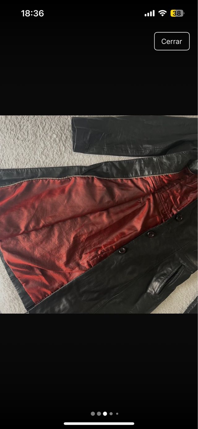 Abrigo de piel largo