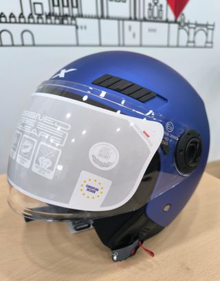 CASCO SHIRO SH-62 AZUL MATE